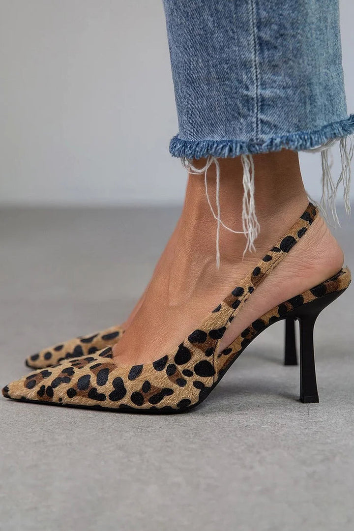 Avery™ | Tacones D'Orsay Leopardo