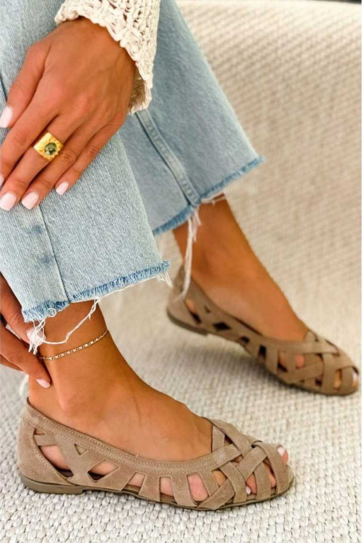 Sandalias trenzadas Caterina en colores alegres
