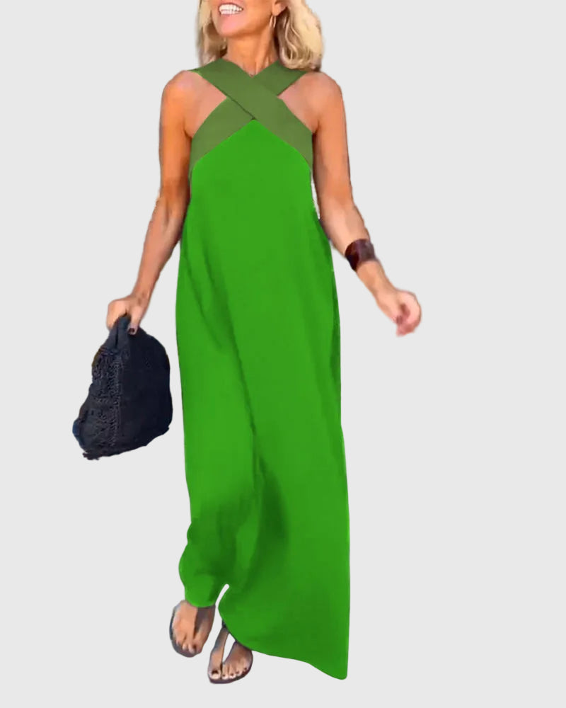 Elena | Elegante Vestido Maxi Fluido