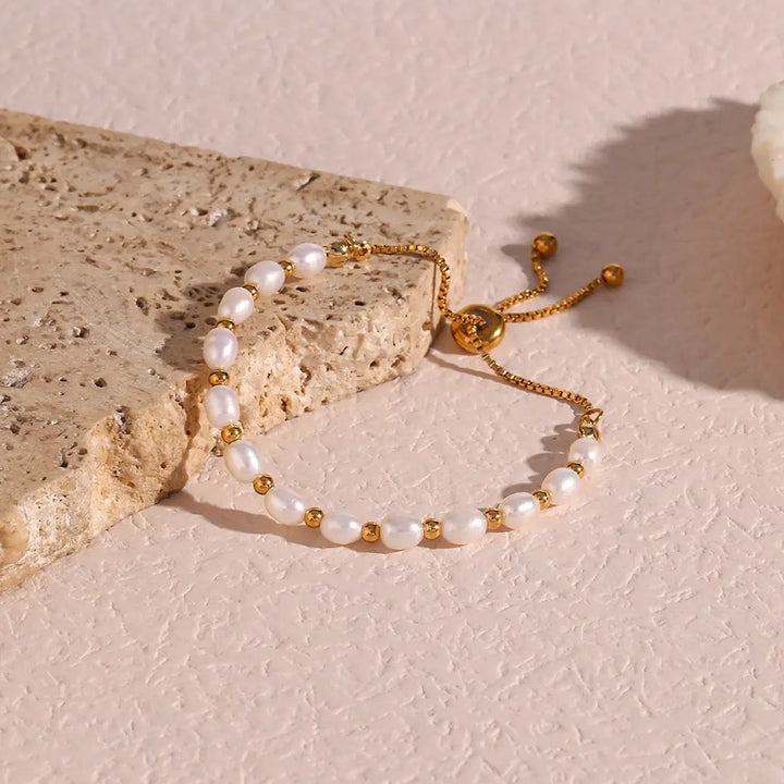 Pulsera Romántica Elegante con Perlas