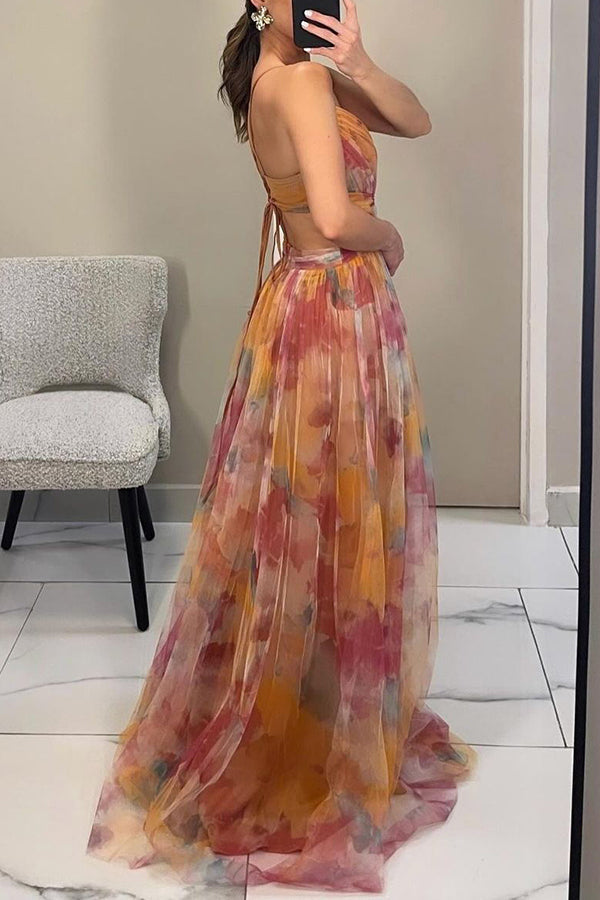 GISELLE | Vestido Maxi de Chiffon