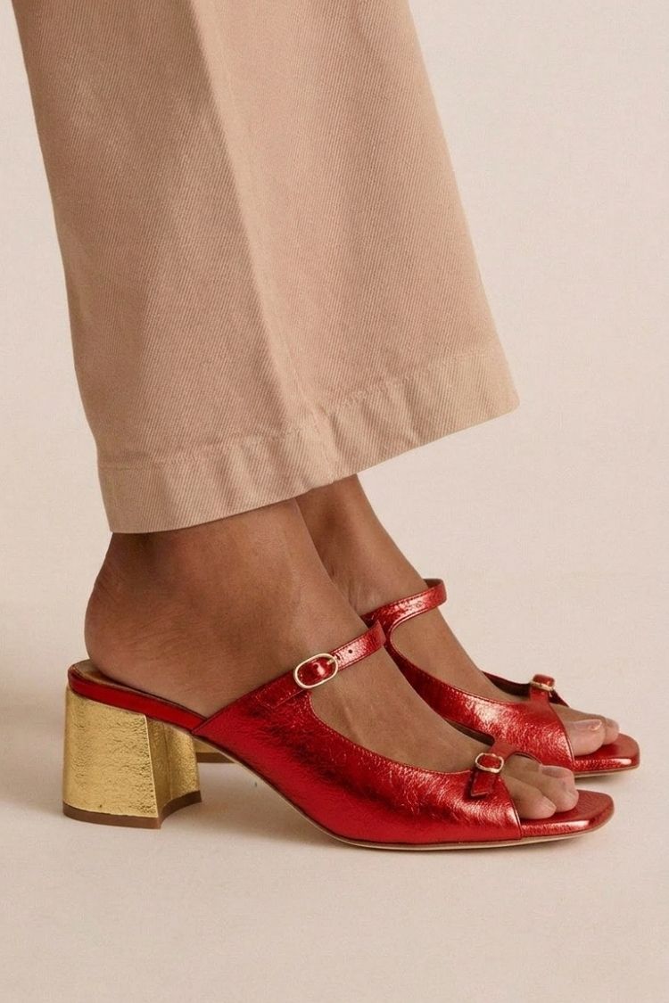 Sandalias elegantes Juliette con brillo