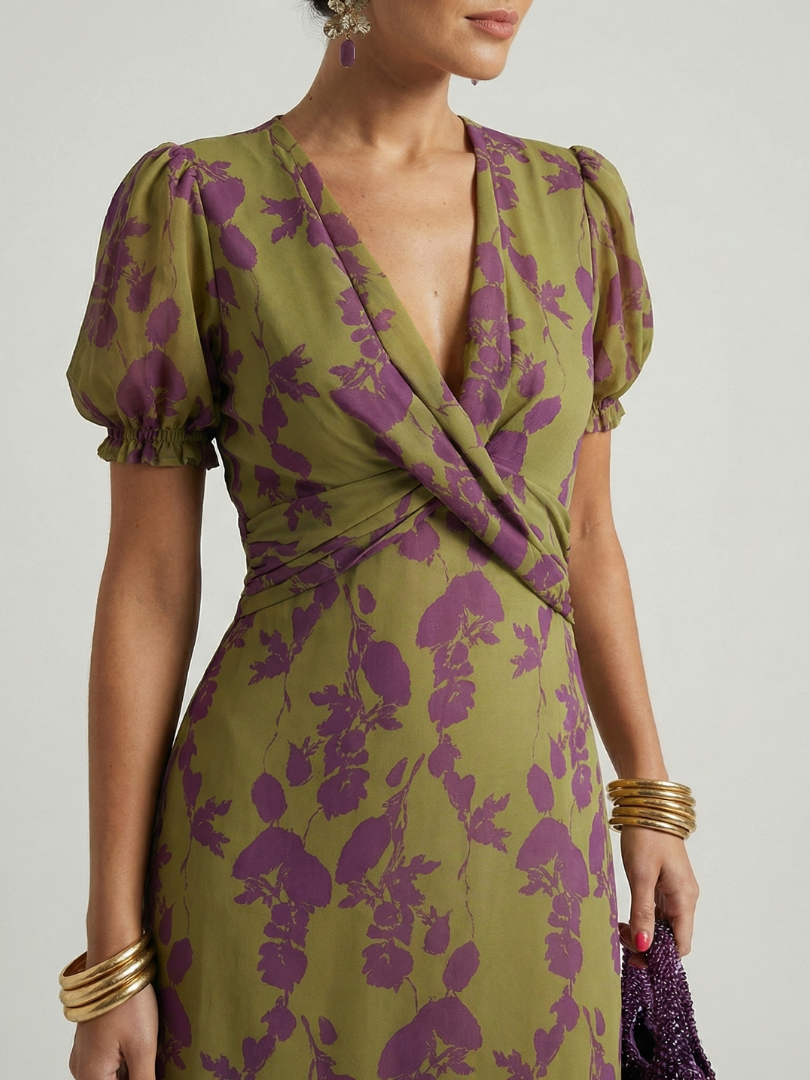 Virel | Vestido Midi Floral Casual