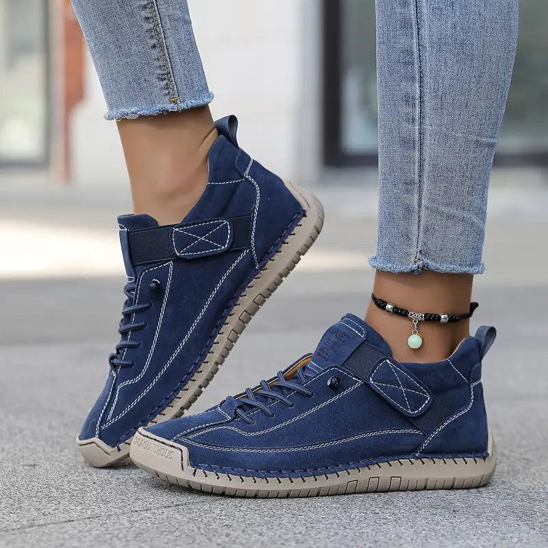 Gisela - Zapatos ortopédicos cómodos efecto cuero