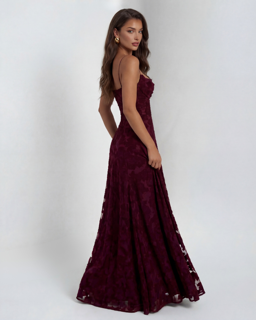 Sylvie | Vestido de Flores de Encaje