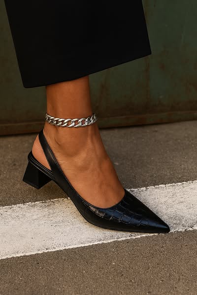 Olga - Zapatos de tacón cuadrado elegantes