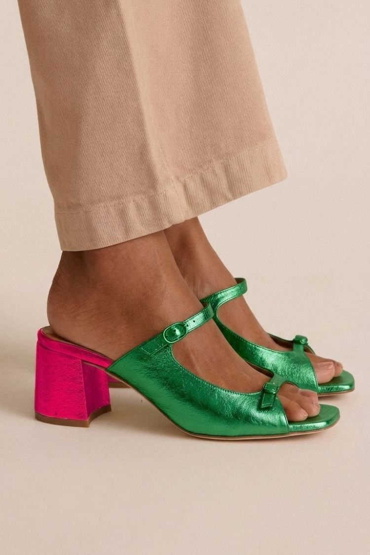 Sandalias elegantes Juliette con brillo