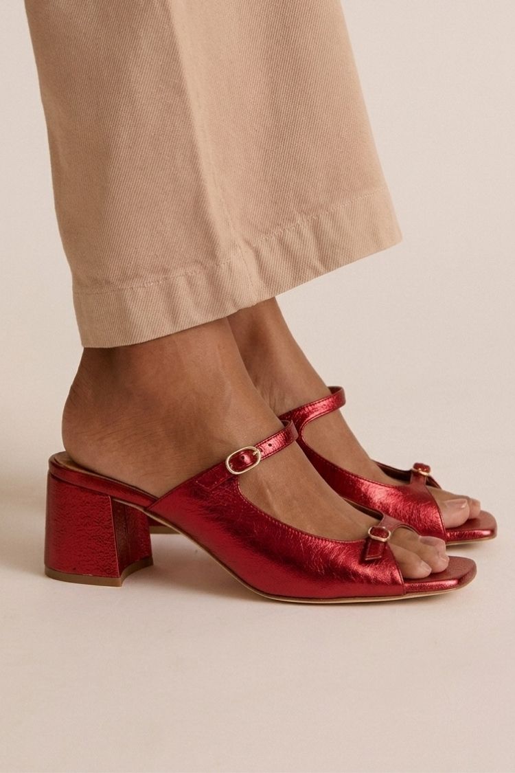 Sandalias elegantes Juliette con brillo