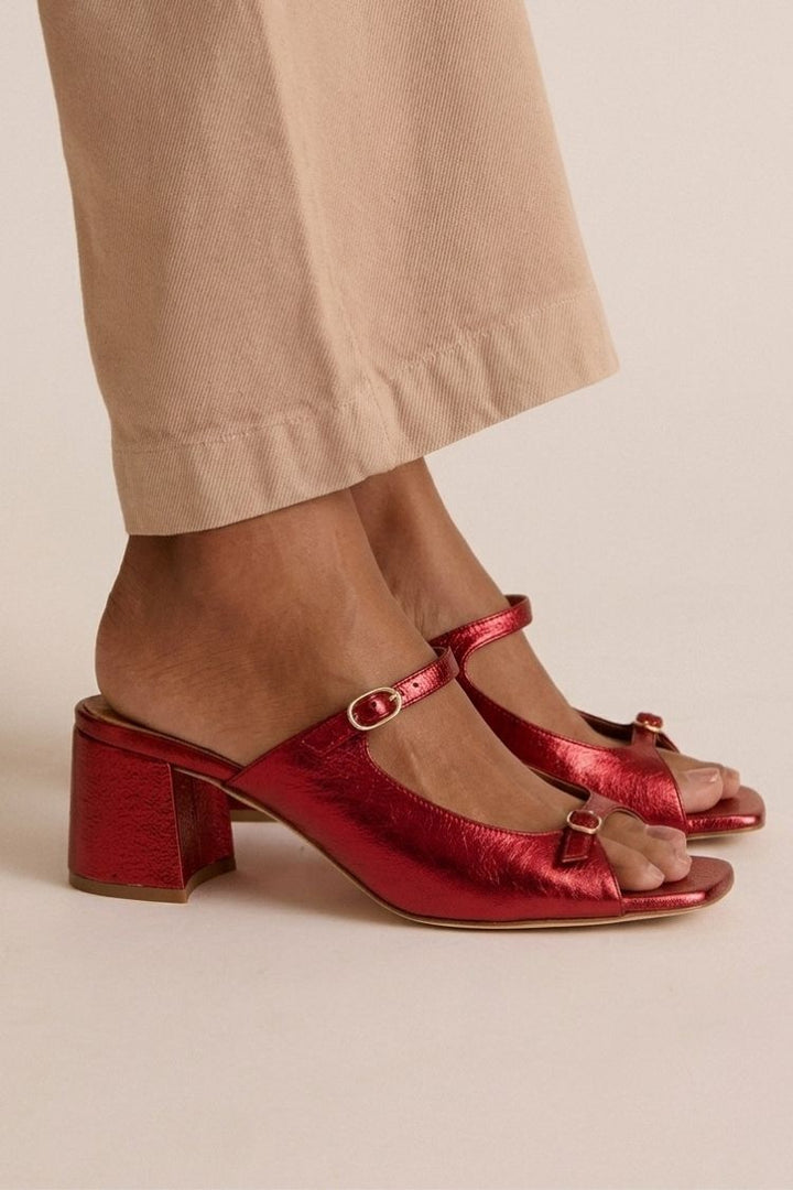 Sandalias elegantes Juliette con brillo