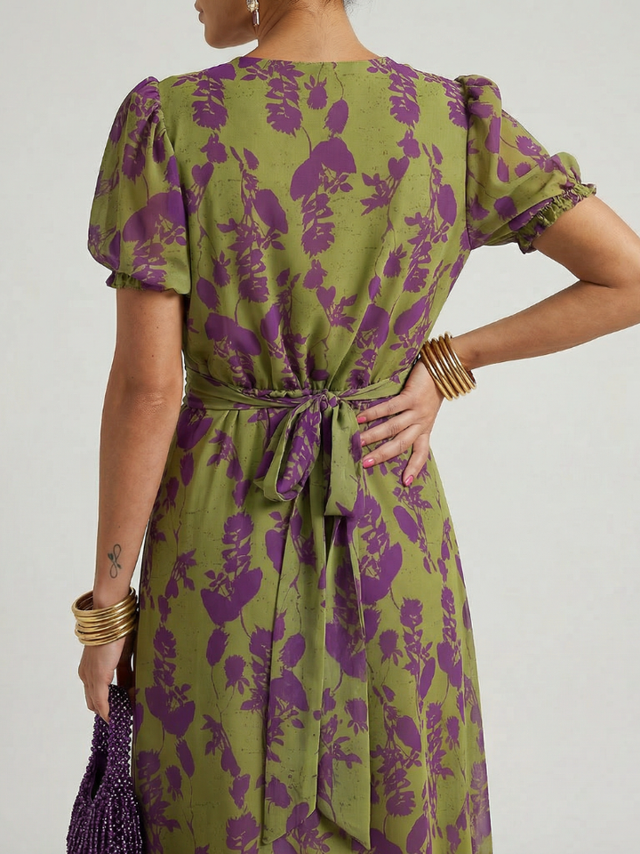 Virel | Vestido Midi Floral Casual