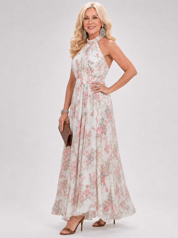 Guinevere | Vestido Midi con Estampado Floral