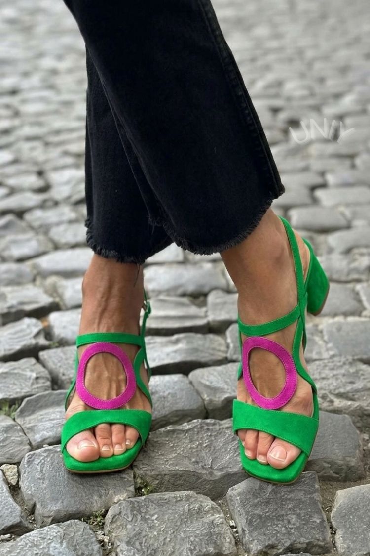 Sandalias Valentina con detalle decorativo redondo