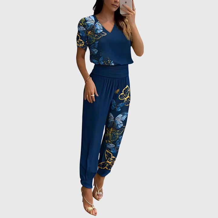 Jennifer™ | Conjunto de blusa y pantalón de moda
