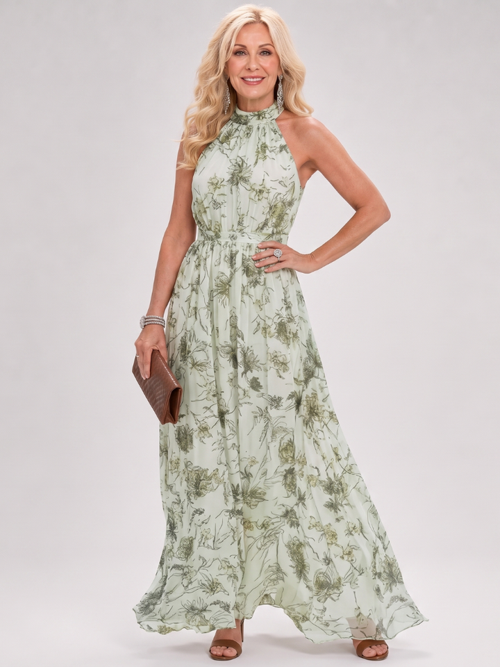 Guinevere | Vestido Midi con Estampado Floral