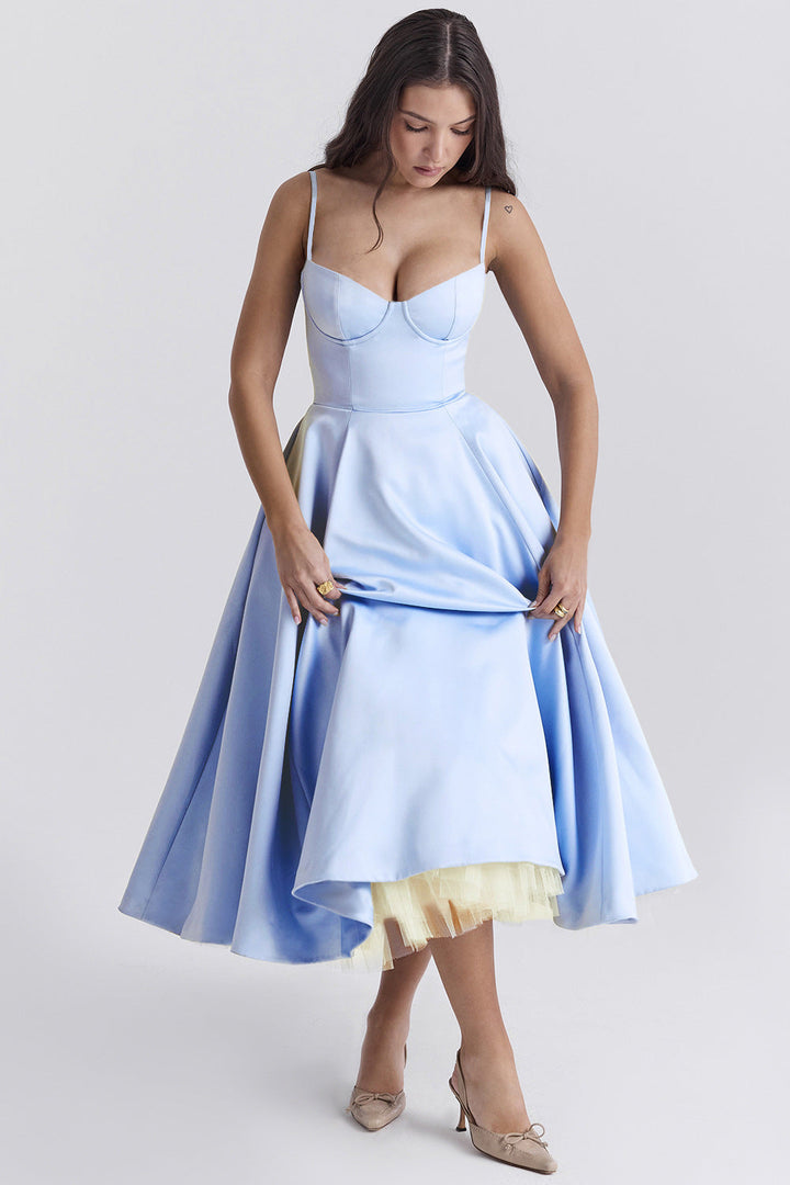 YLIANA | Vestido Midi de Verano Romántico
