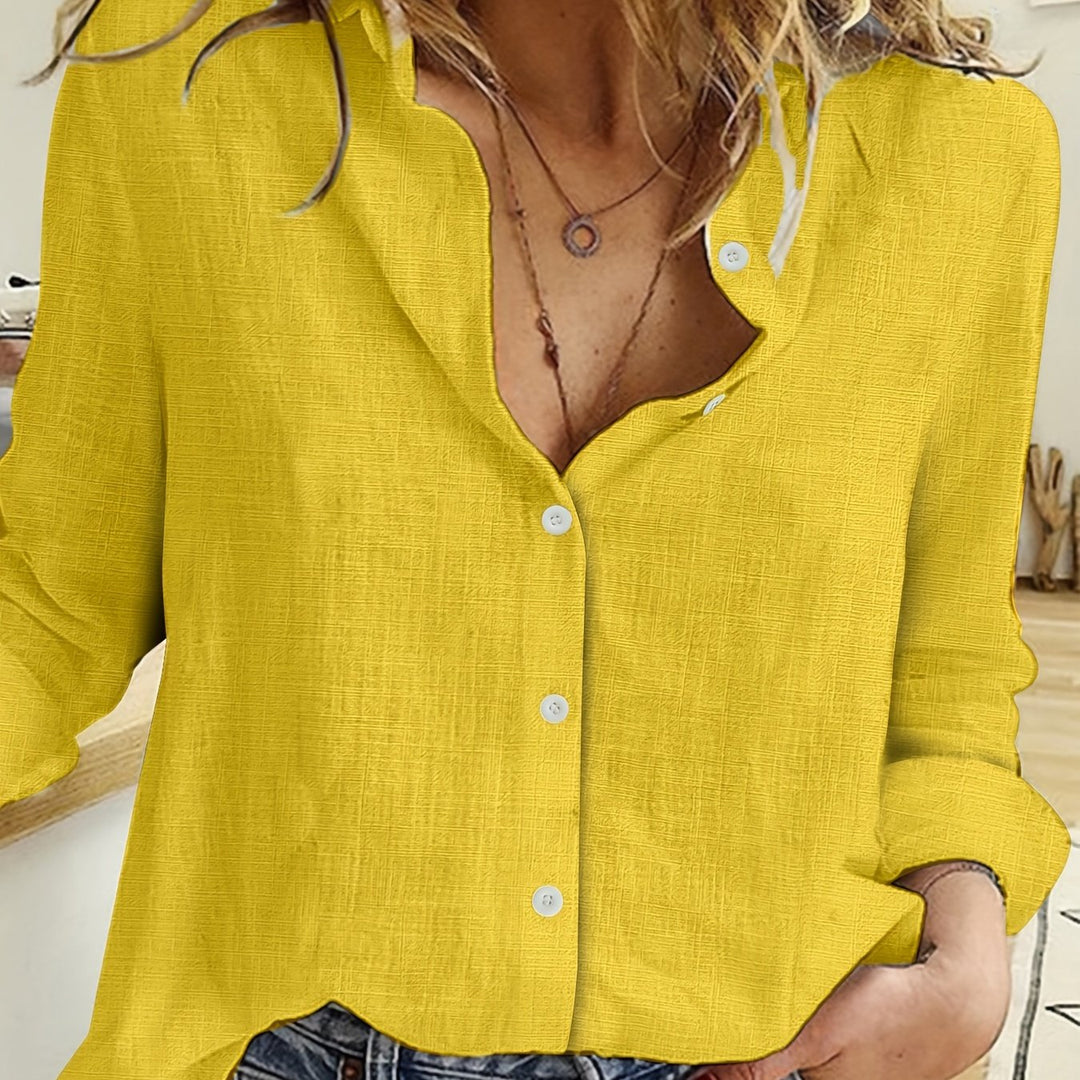 Aurore - Blusa de Lino Suave