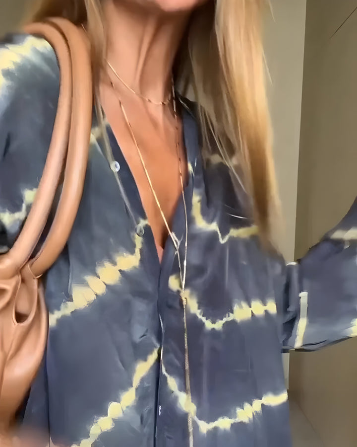 Aurélie™ | Maxi Vestido Bohemio Chic con Patrón Rayado