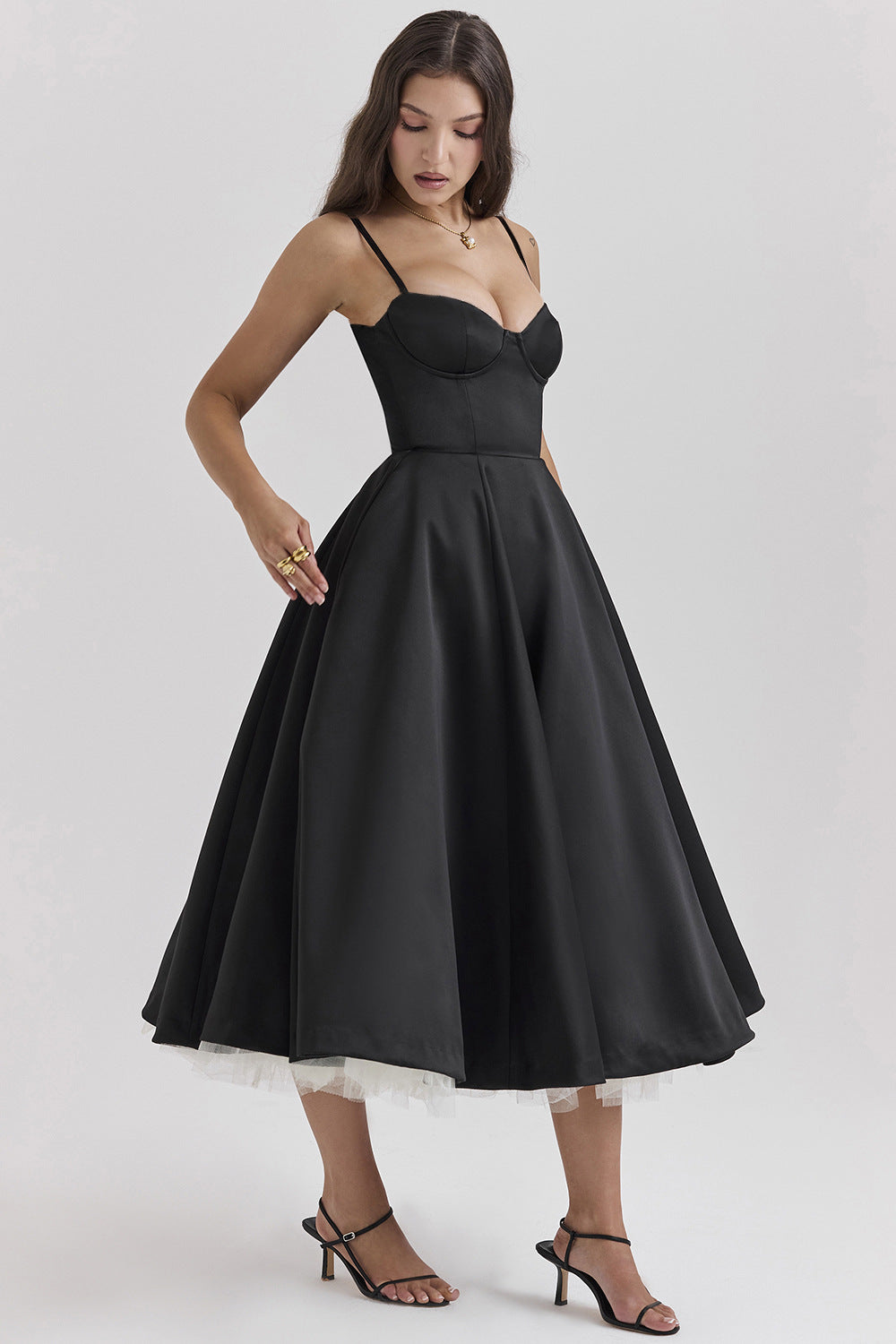 YLIANA | Vestido Midi de Verano Romántico