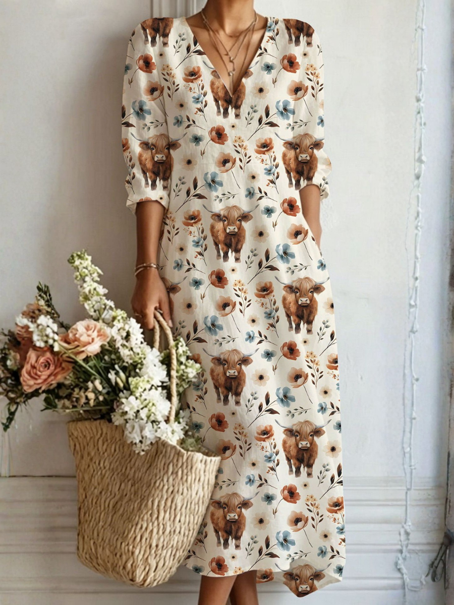 Vestido maxi bohemio Milou