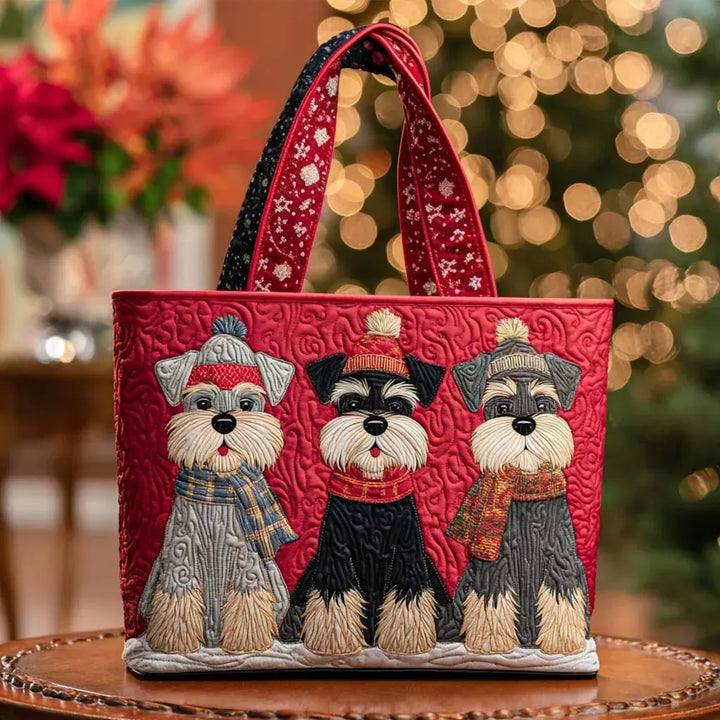 Bolsa artesanal - Trío de Schnauzer