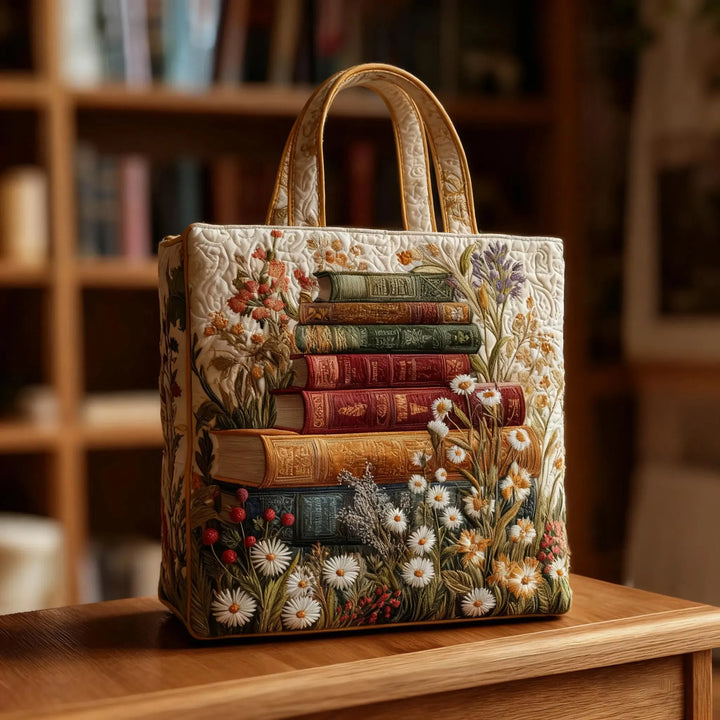 Bolsa acolchada artesanal - Motivo Floral