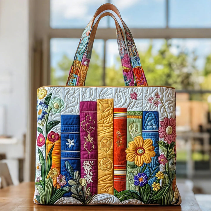 Bolsa artesanal - Biblioteca Floral