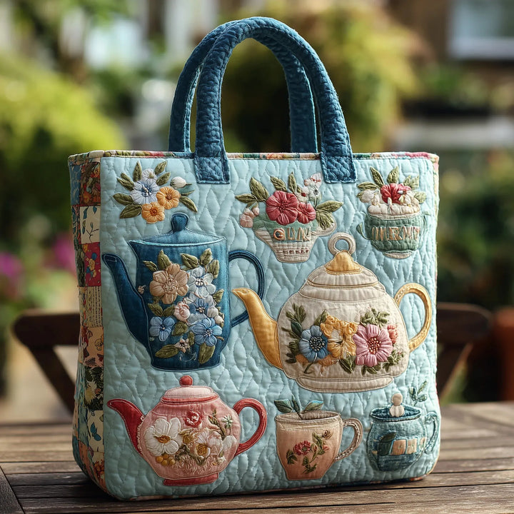 Bolso acolchado - Motivo Floral