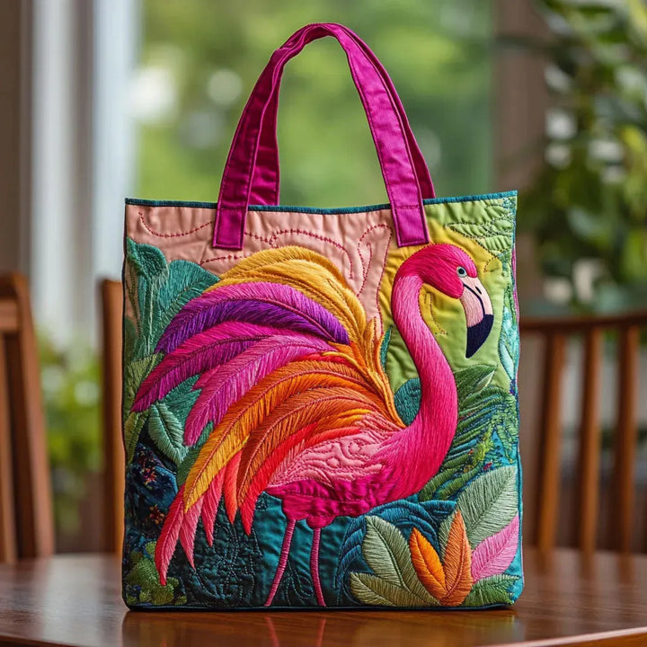 Bolso acolchado - Flamant Rose Arcoíris