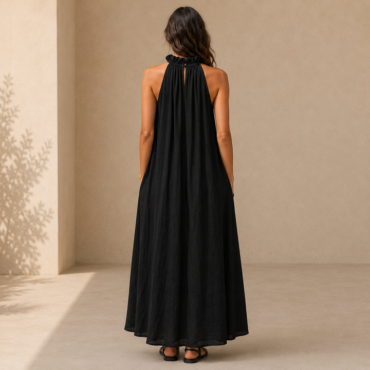 Gladys | Vestido Largo con Bolsillos