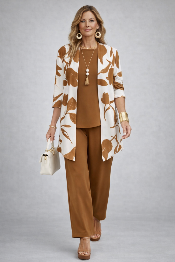 Ysolde – Conjunto Elegante de Tres Piezas