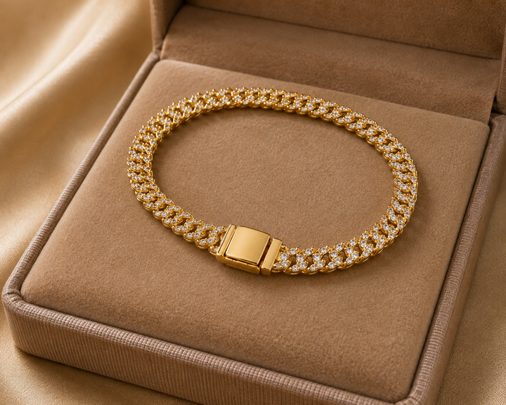 Pulsera Trenzada en Oro Livia
