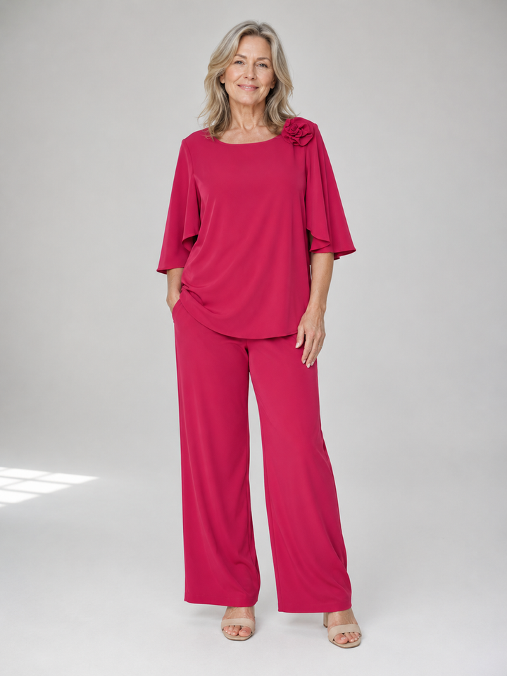 Dorothy | Conjunto Elegante Fluido de Dos Piezas