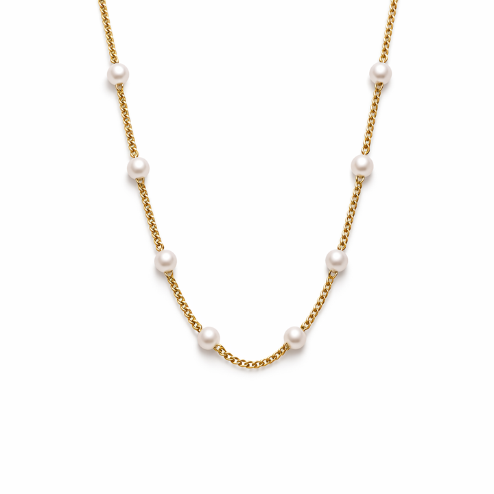 Collar Nura Perla en Oro de 18K