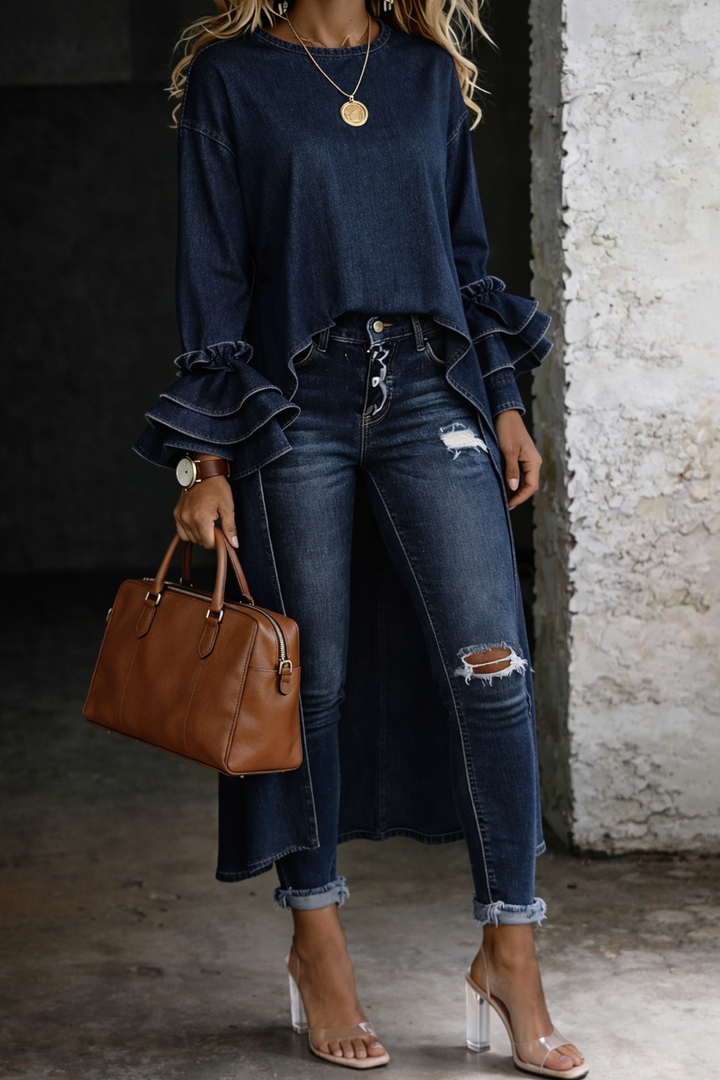 Ashley | Camiseta Casual de Tipo Top