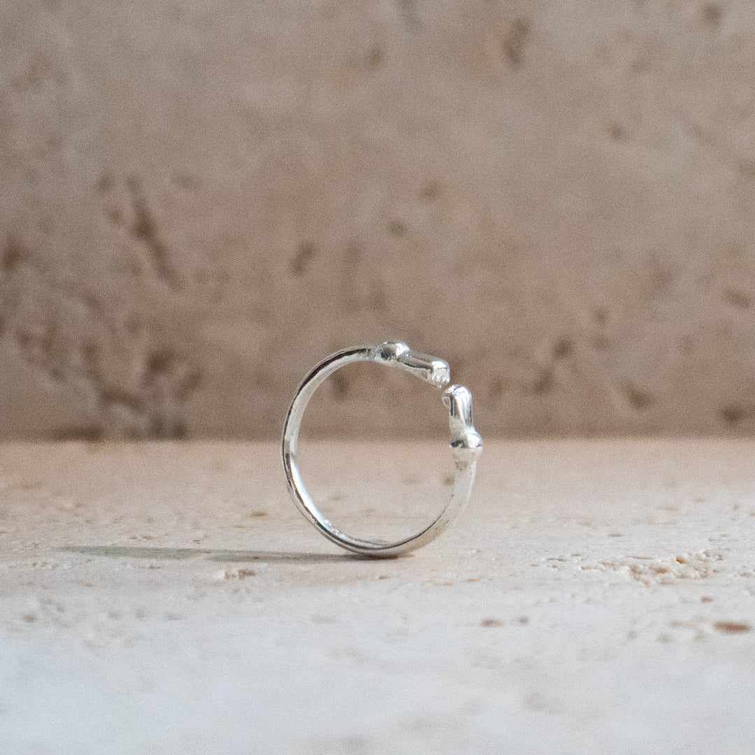 Anillo Faust en Plata 925 Esterlina hecho a mano