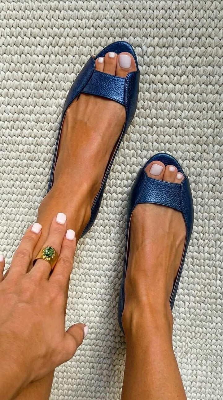 Adelina | Sandalias Doradas Confort Chic