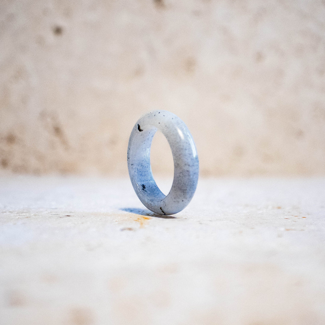 Anillo de Labradorita – Anillo Ovalado Statement en Plata 925
