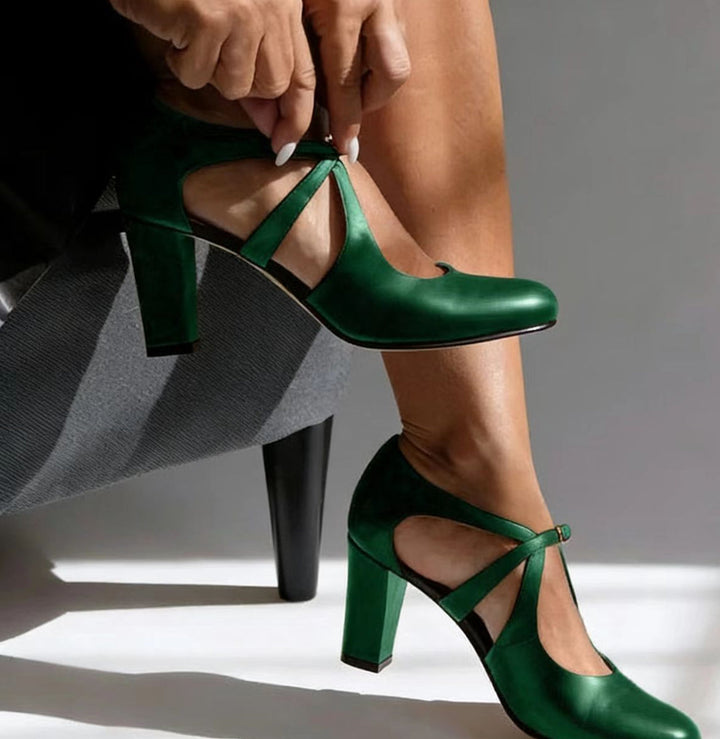 Camille | Tacones de Cuero Elegantes