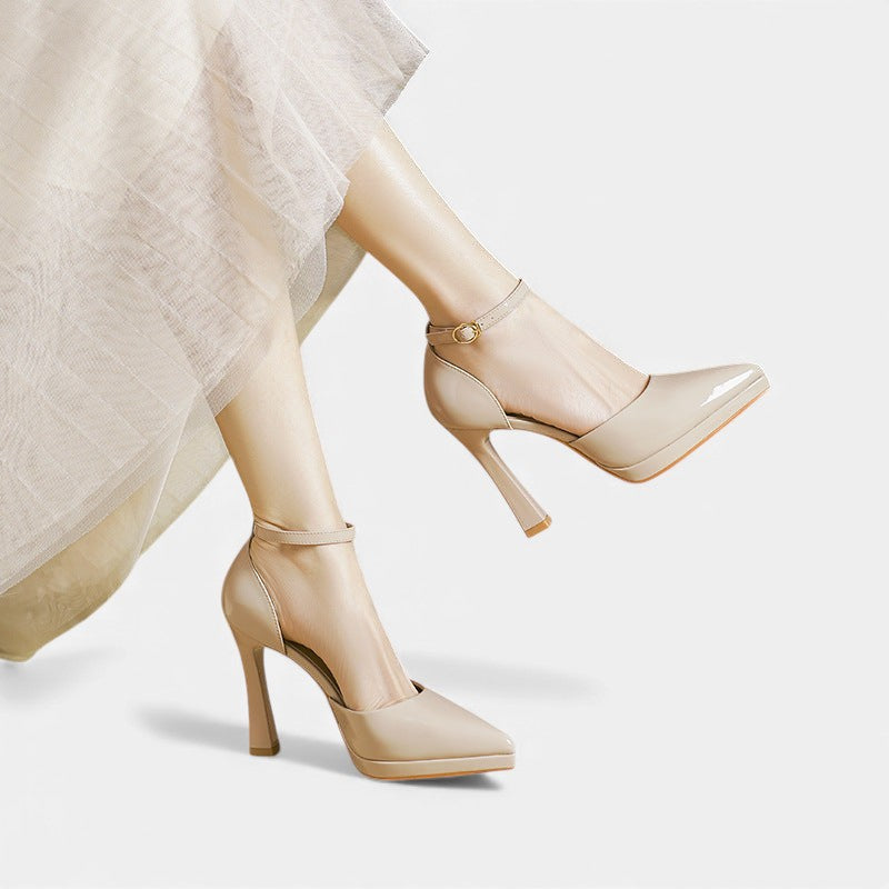 Evette™ | Tacones de Cuero