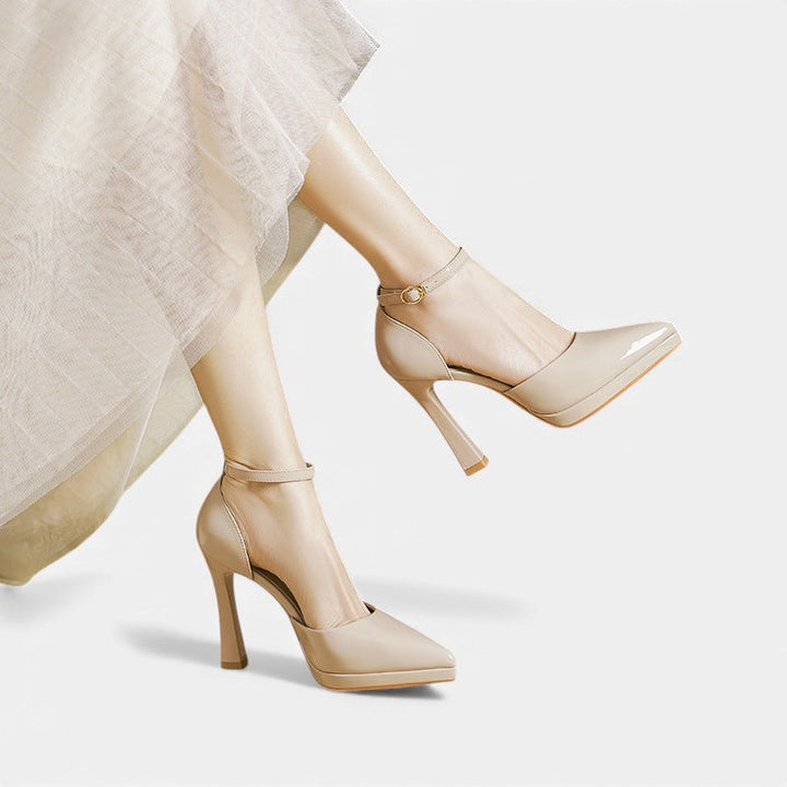 Evette™ | Tacones de Cuero