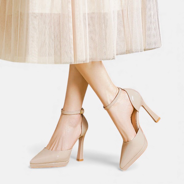Evette™ | Tacones de Cuero