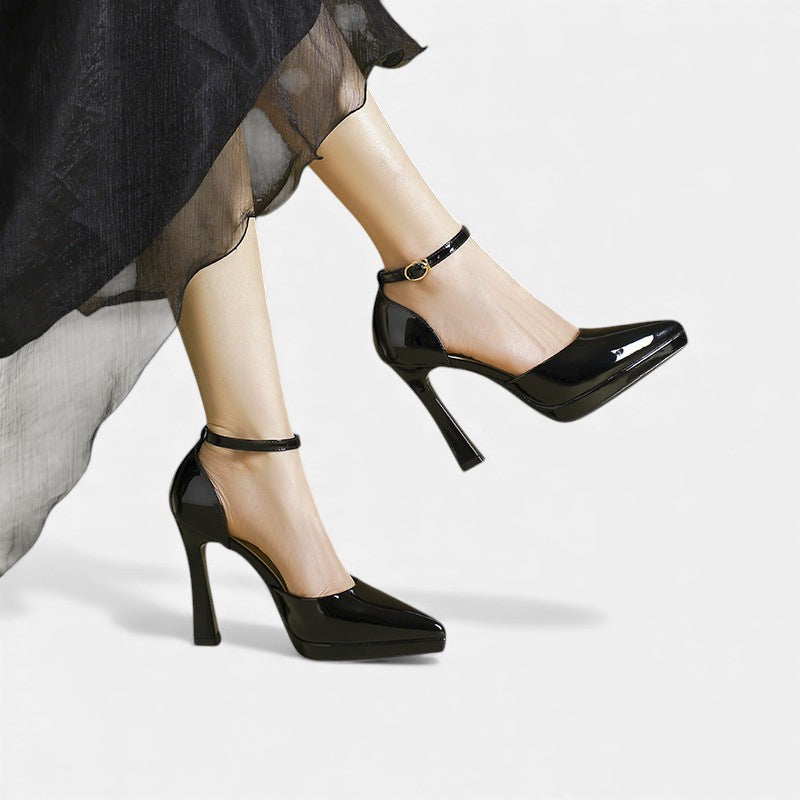 Evette™ | Tacones de Cuero