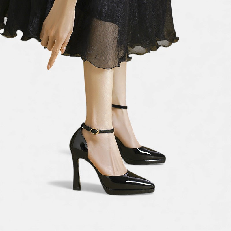 Evette™ | Tacones de Cuero