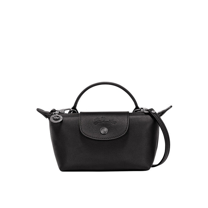 Mini Bolsa de Cuero – Negro