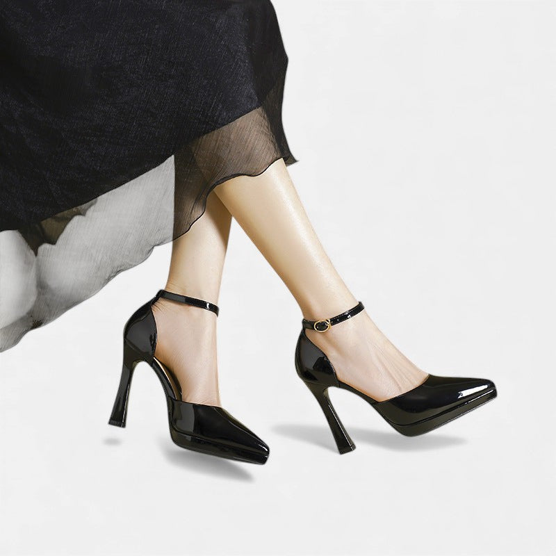 Evette™ | Tacones de Cuero