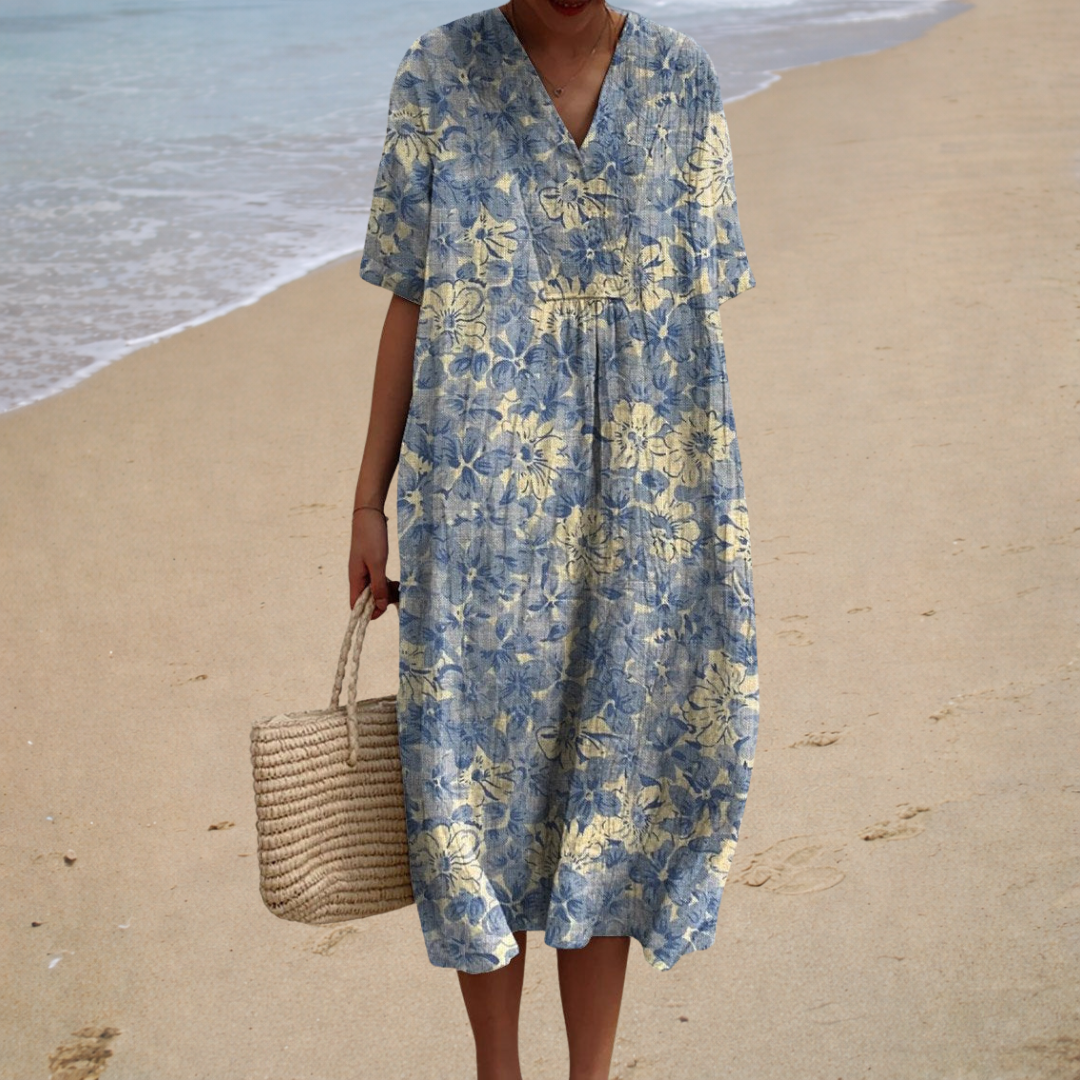 Éléonore | Vestido Largo con Flores