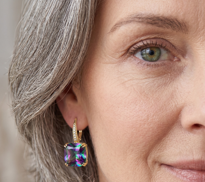 Pendientes Iris Místico Topacio
