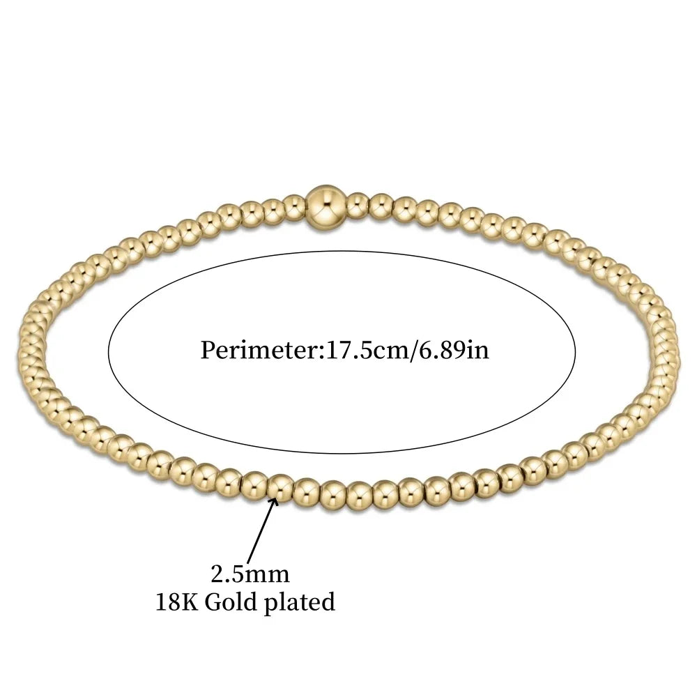 Pulsera de Perlas de Turquesa en Oro de 18K Chic