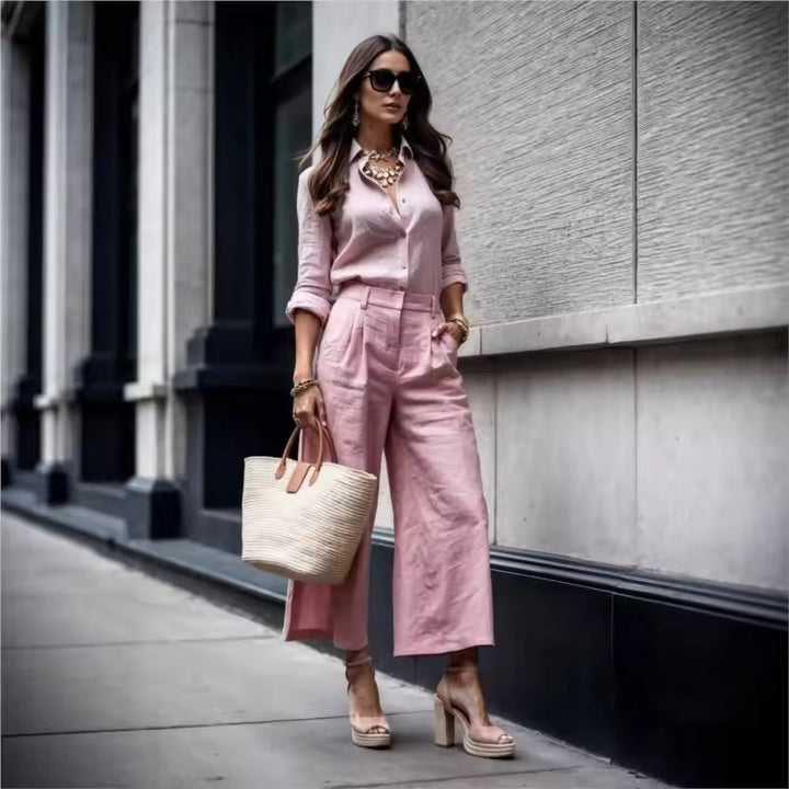 Noor™ | Conjunto casual con pantalones