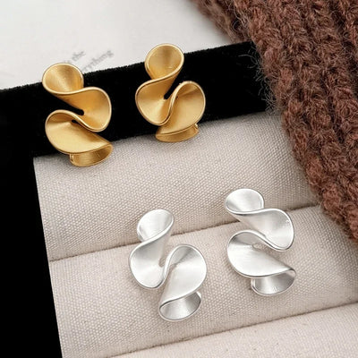 Pendientes de Plata y Oro de 18K